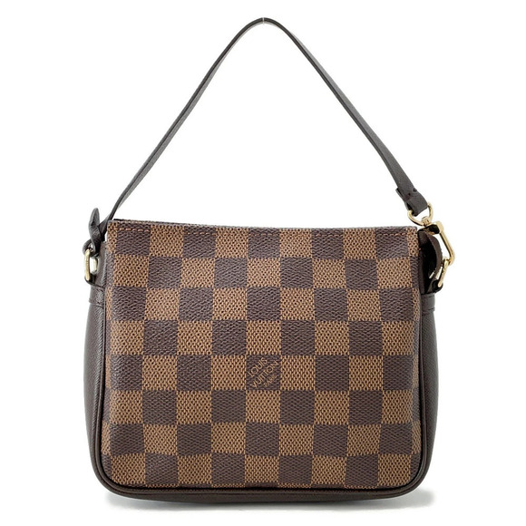 Louis Vuitton Handbags - Louis Vuitton Damier Ebene Brown Trousse Makeup Pouch Clutch Bag